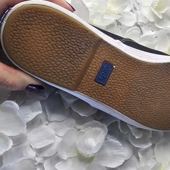 Women's Keds Champion Originals Black Canvas Low Top Sneakers SIZE 8 - Picture 3 of 5